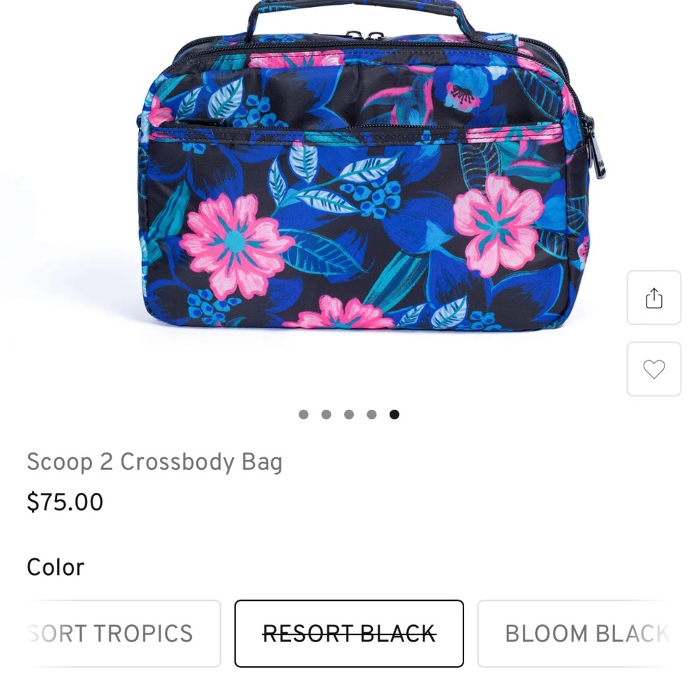 LUG Resort Black Scoop crossbody NEW with Tagsπππ€ - Picture 12 of 14